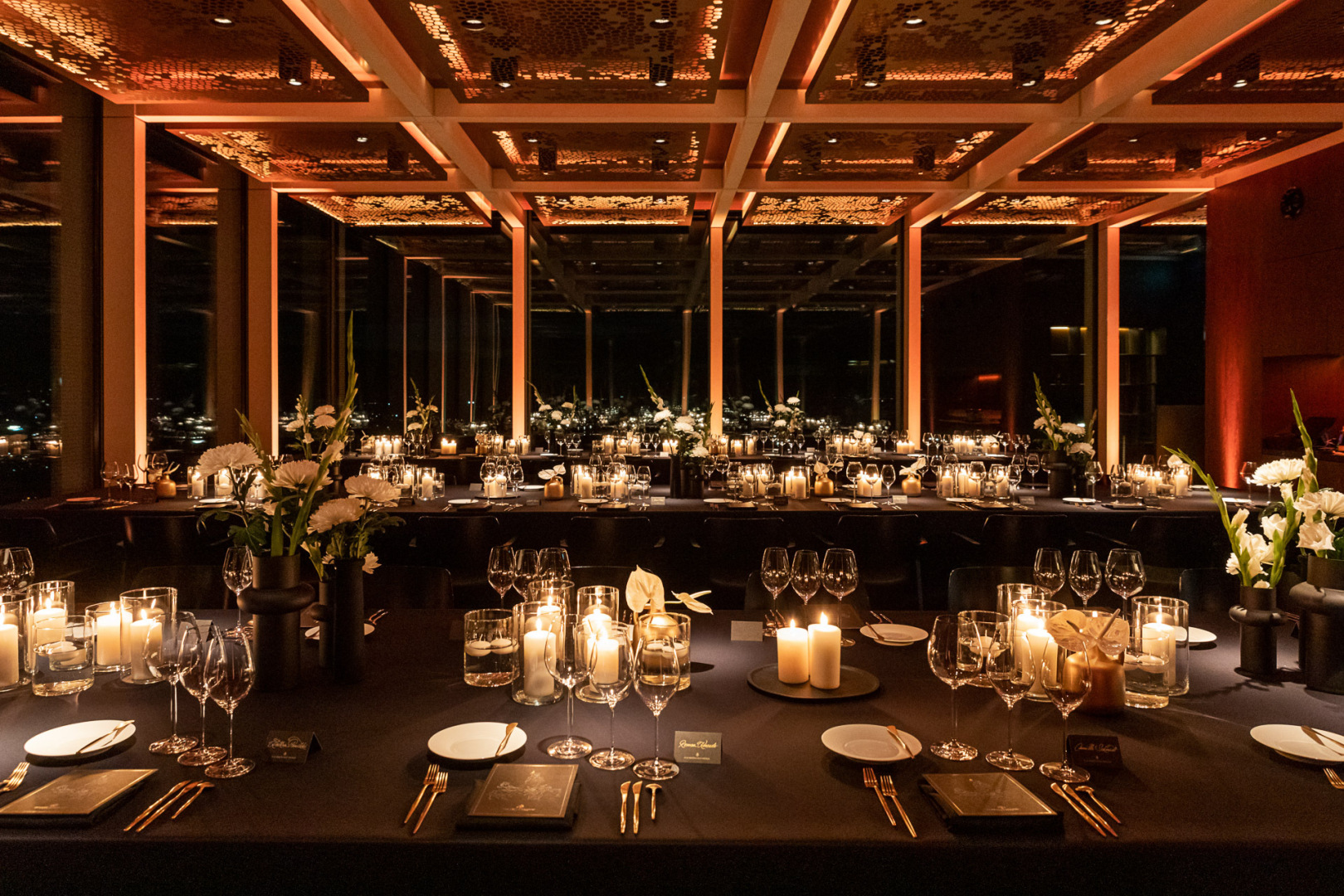 Gala Dinner für Armand de Brignac, Drachenfels Königswinter