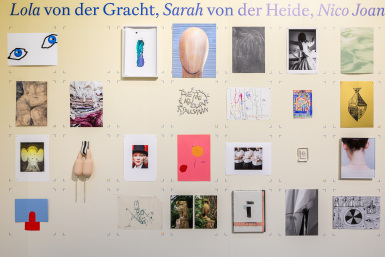 Detailaufnahme, Wall of BÄM!, And She Was Like: BÄM!, Art Cologne 2024, Messe Köln