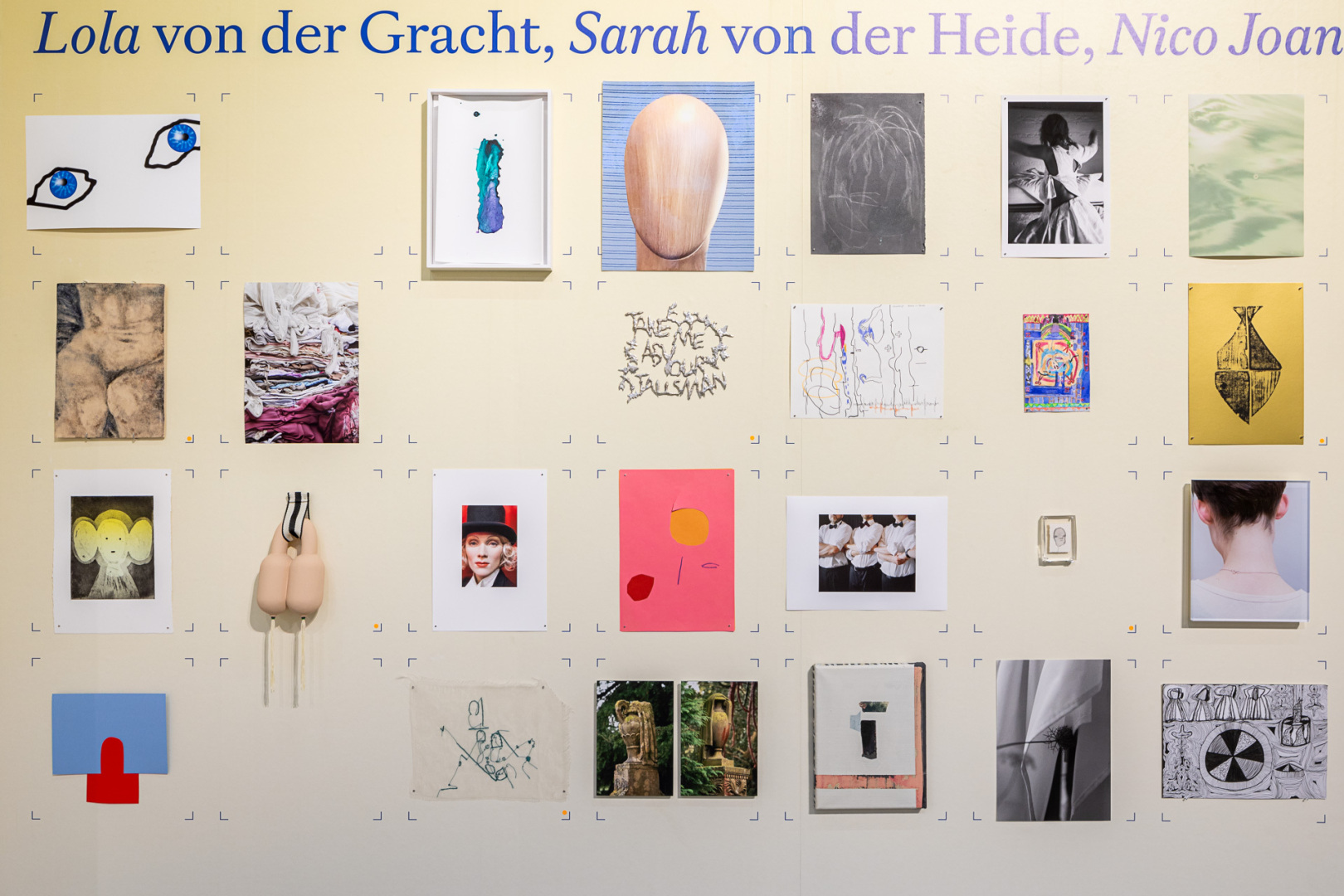 Detailaufnahme, Wall of BÄM!, And She Was Like: BÄM!, Art Cologne 2024, Messe Köln