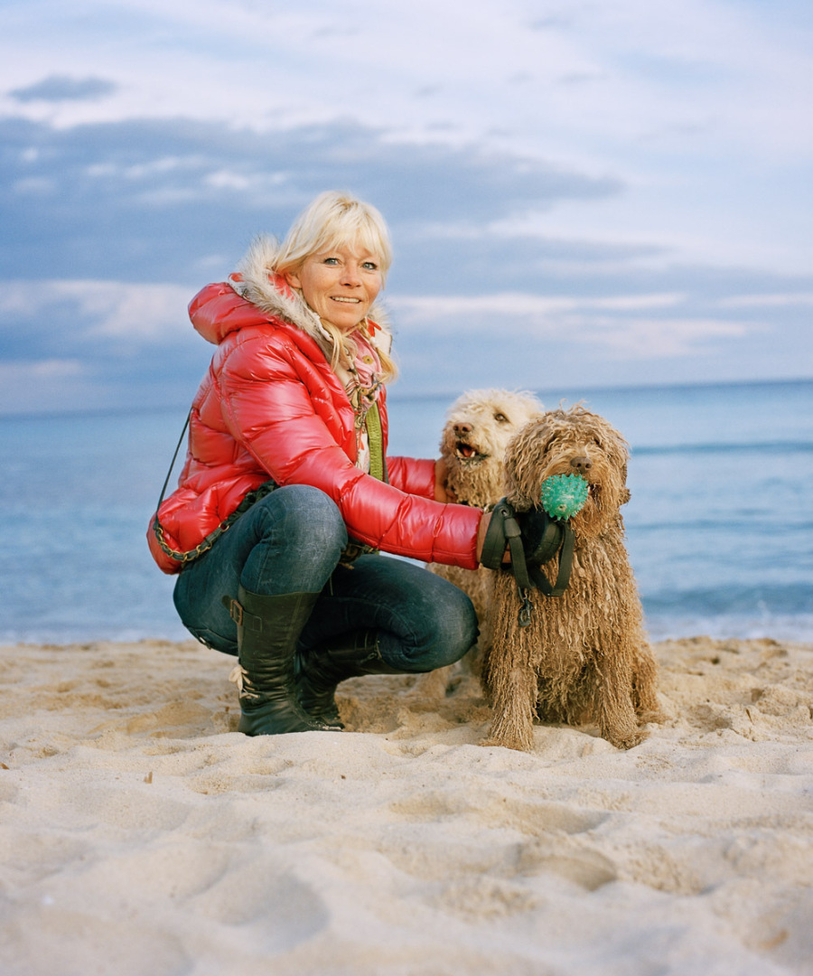 Portrait am Strand Cala Millor, Mallorca