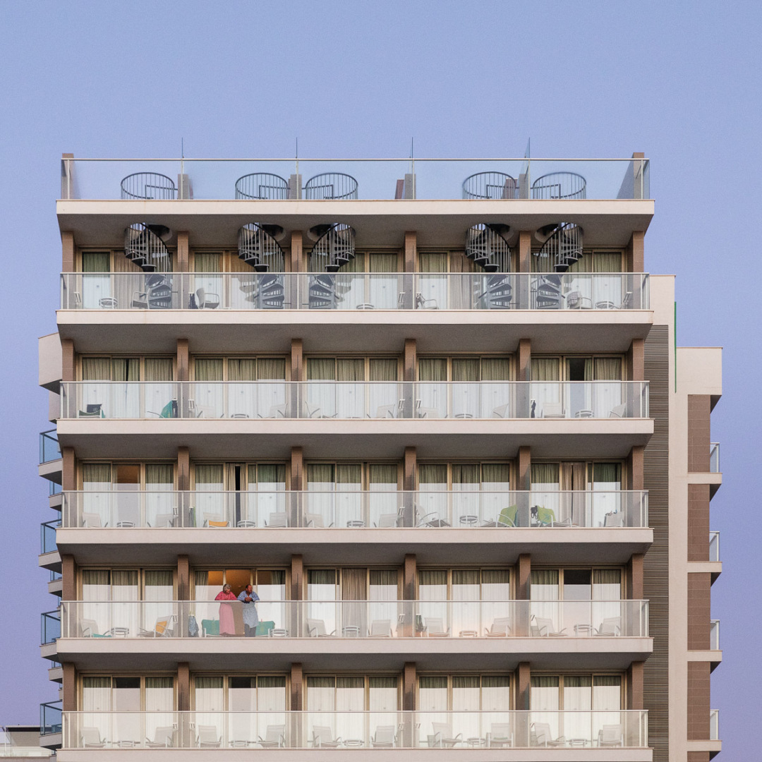 Detailaufnahme Hotel, Cala Millor, Mallorca