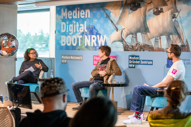 Panel beim Medien Digital Boot NRW, Köln