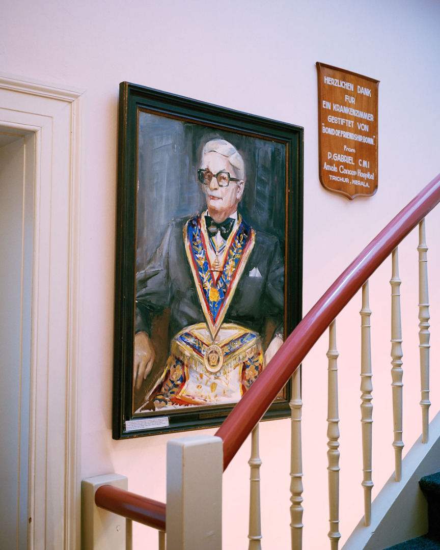 Portrait of a Past Master of ‘Friedrich Wilhelm zum Eisernen Kreuz’ Lodge, Bonn, Germany, 2012.