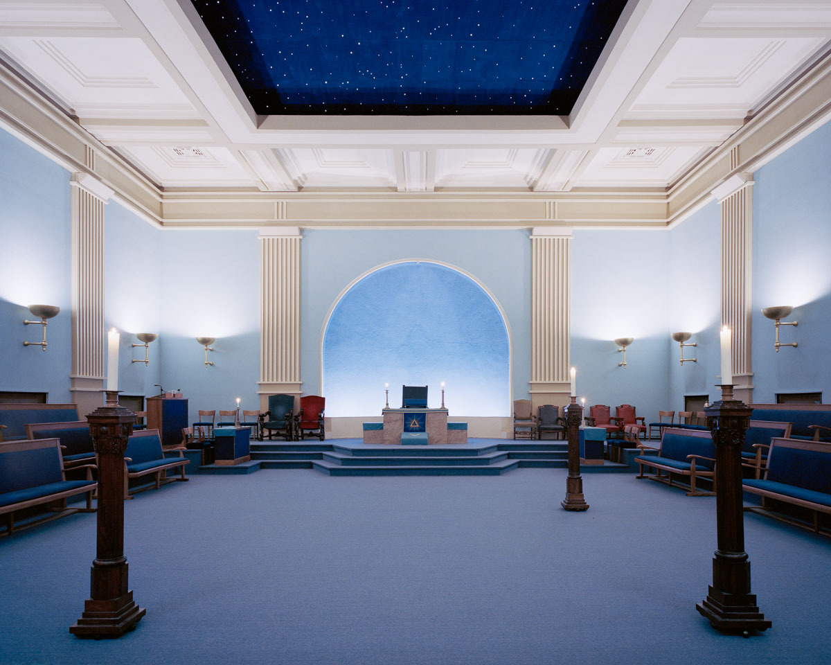 Grand Temple of the Provincial Grand Lodge of Lower Saxony, Hamburg, Germany, 2016. The Provincial Grand Lodge of Lower Saxony is one of the biggest Lodge buildings in Germany. 19 Lodges meet in this building.