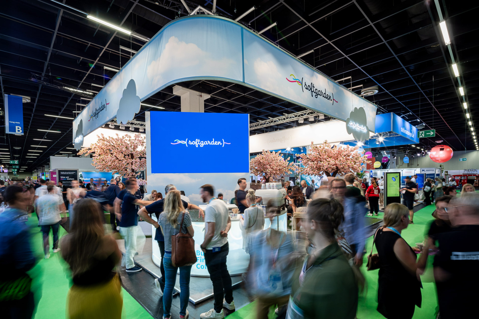 Messestand softgarden, Zukunft Personal, Messe Köln