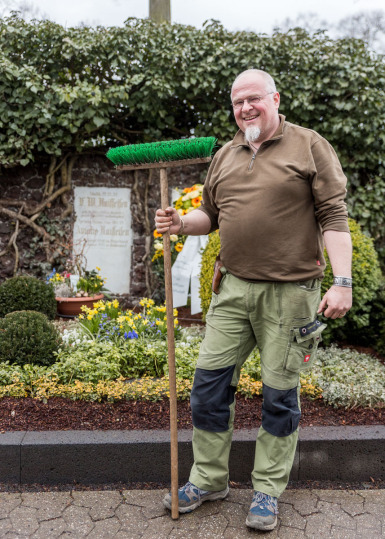 Portrait Friedhofsgärtner,  Neuwied