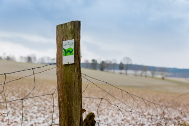 Wanderschild Westerwald Steg